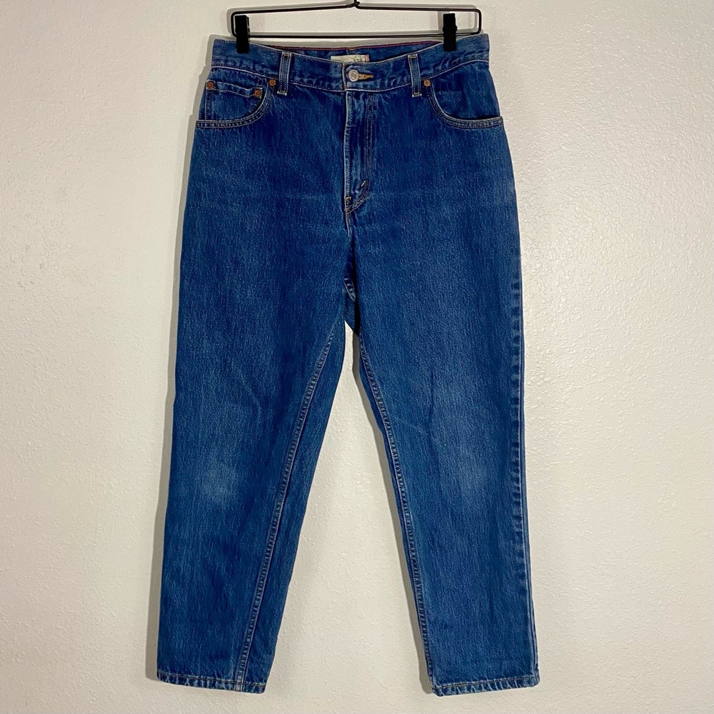 Levi’s 550 Relaxed Tapered Denim Jeans Women’s Size 12 S High Waisted